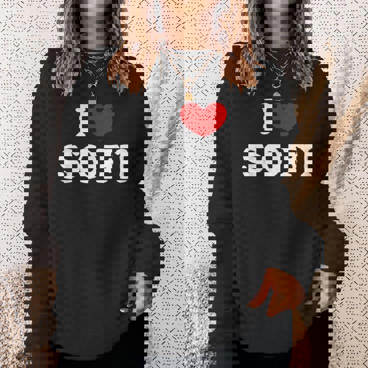 I Loveofi 私は愛するofi スウェットシャツ 彼女への贈り物