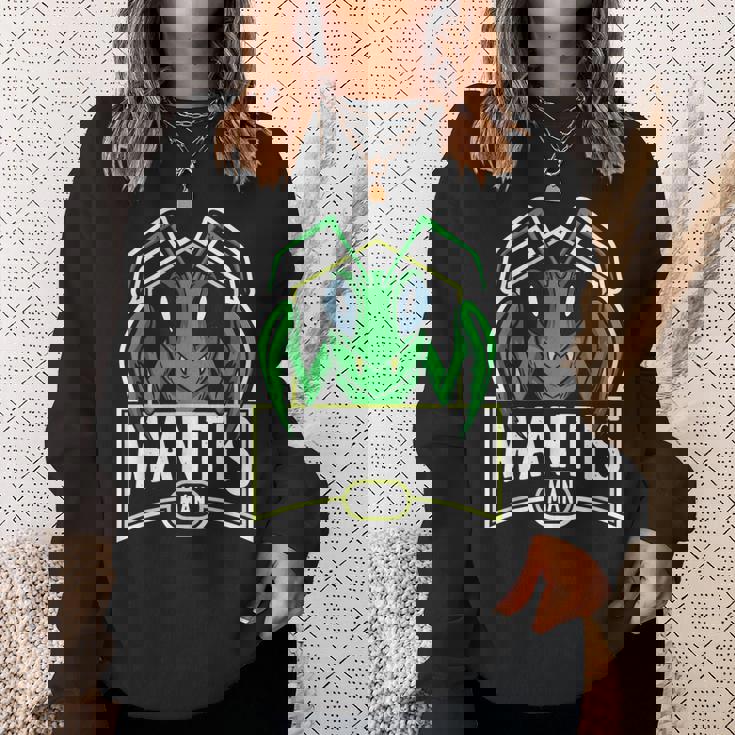 Mantis Man マンティス カマキリ 昆虫 昆虫学 男性 スウェットシャツ 彼女への贈り物