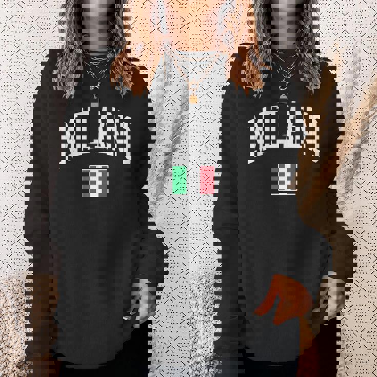 Milano Italia Flag Of Italy Classic スウェットシャツ 彼女への贈り物