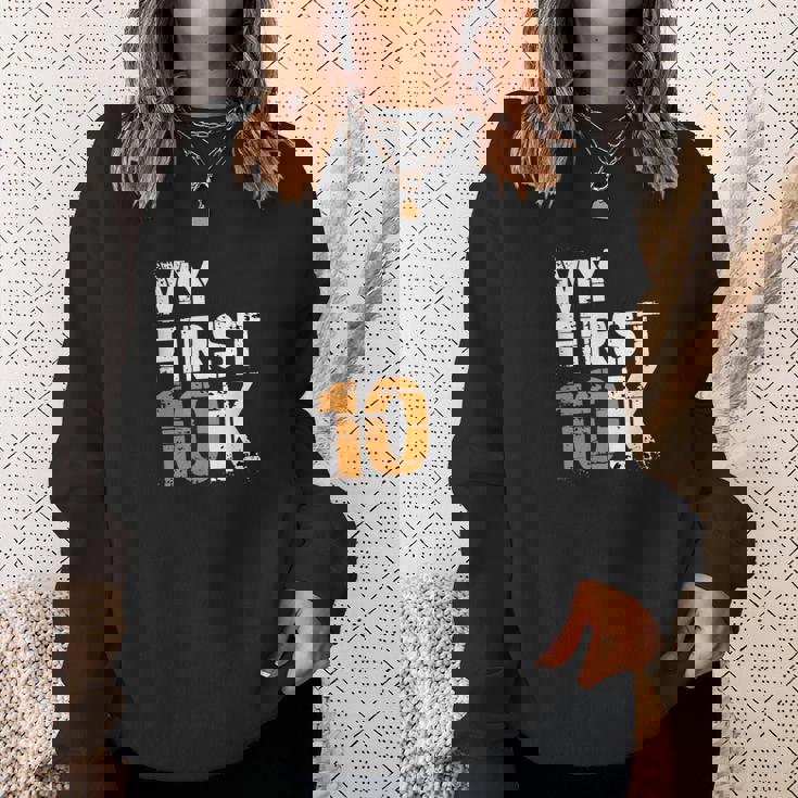 My First 10K 初心者達成マラソン スウェットシャツ 彼女への贈り物