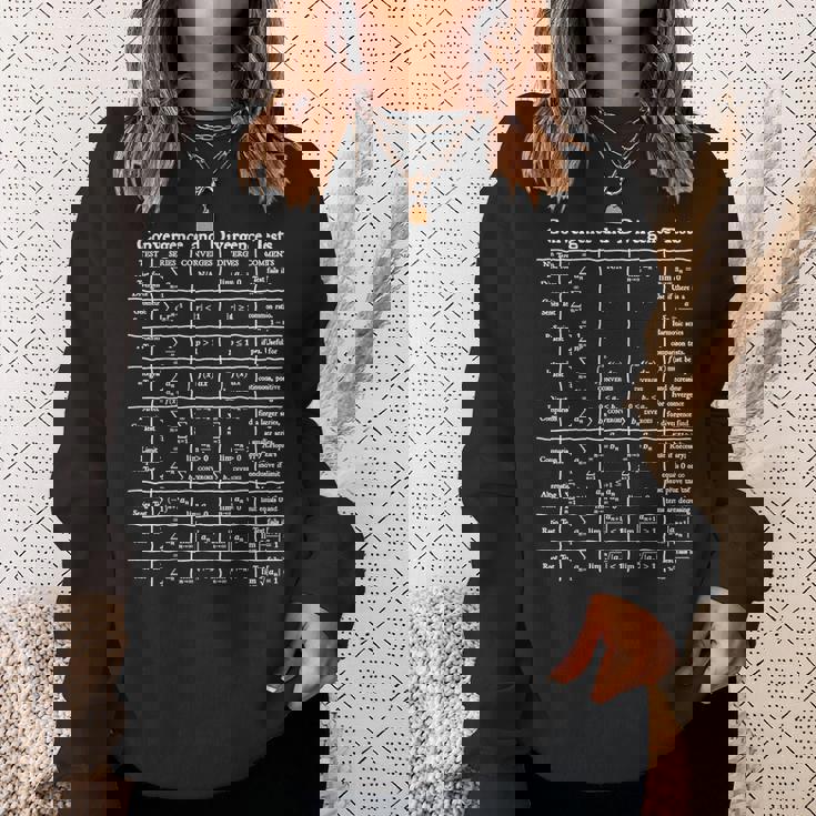 Nerdy Convergence Testsシリーズ 微積分数学先生 オタク スウェットシャツ 彼女への贈り物