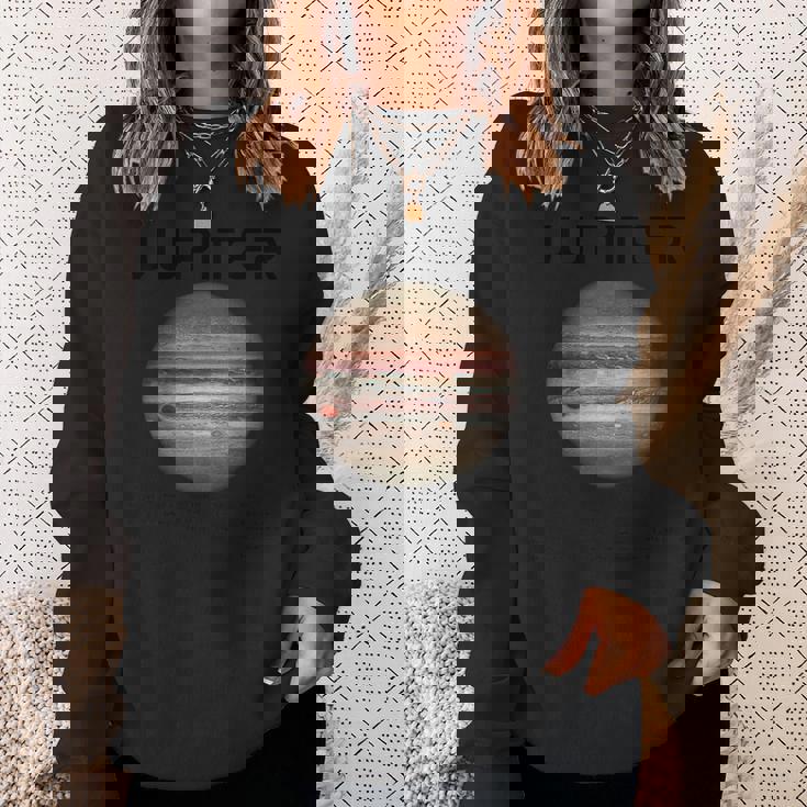 Nerdy Jupiter 天文学 科学惑星 太陽系 事実 B スウェットシャツ 彼女への贈り物