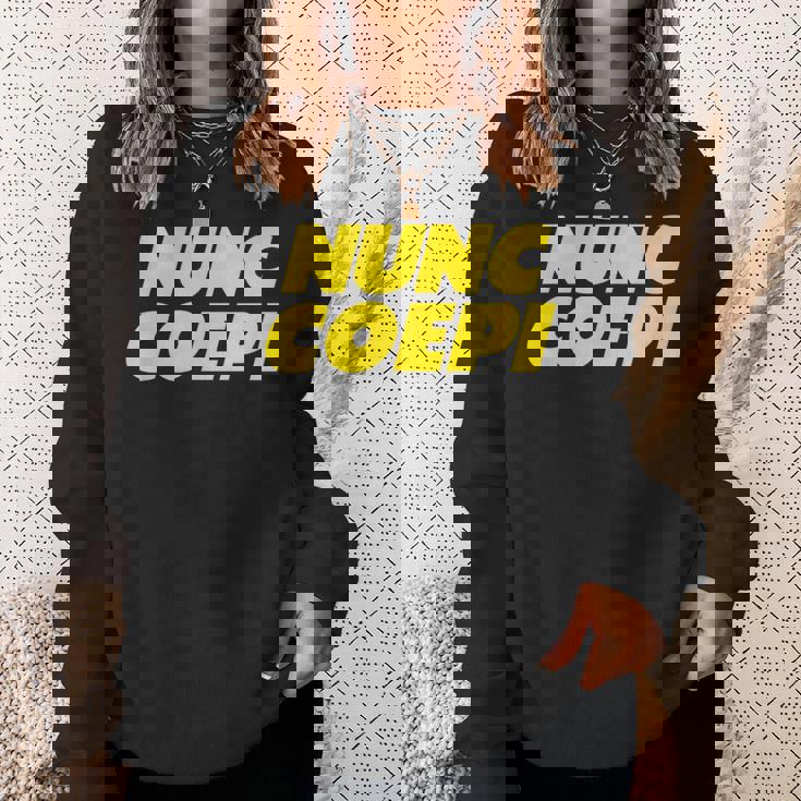 Nunc Coepi Now I Begin スウェットシャツ 彼女への贈り物