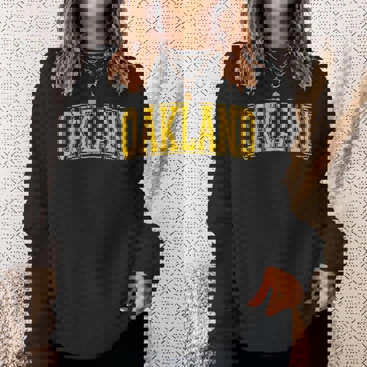 Oaklandarsityports アスレチックジャージスタイル スウェットシャツ 彼女への贈り物