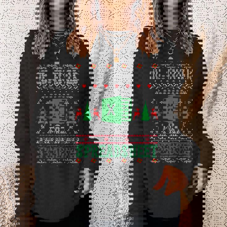 Oh This Calls For A Spreadsheet Christmas Ugly Sweater Excel Sweatshirt Gifts for Her Oh This Calls For A Spreadsheet Christmas Ugly Sweater Excel Sweatshirt Gifts for Her