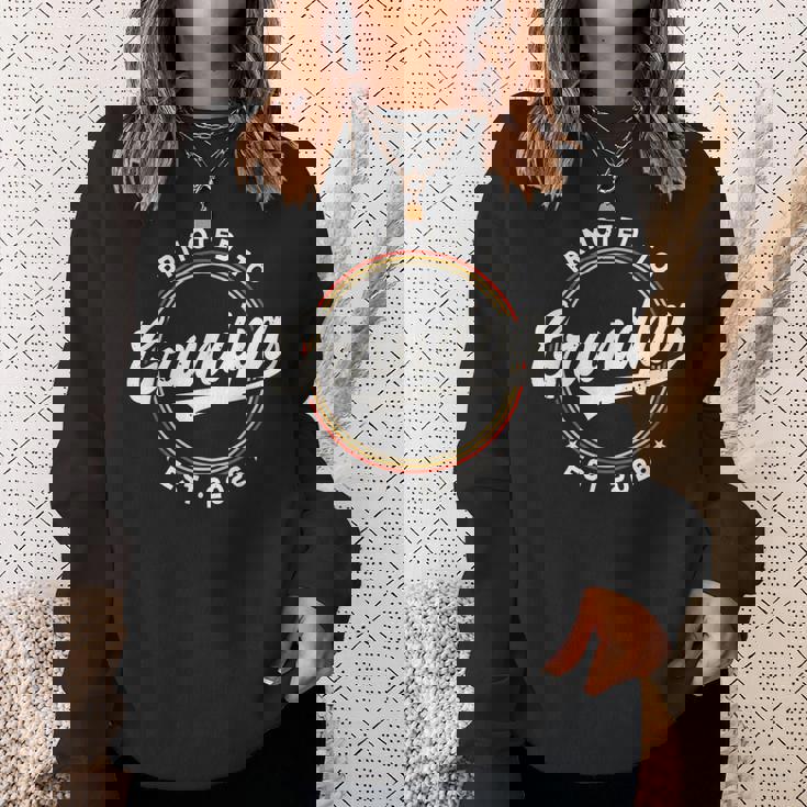 Promoted To Grandpa 2026 oon To Be Grandpa Est 2026 スウェットシャツ 彼女への贈り物