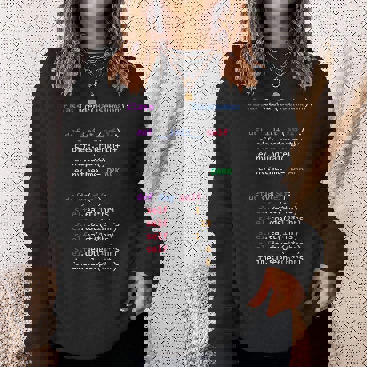 Python Eat Code スリープリピート スウェットシャツ 彼女への贈り物