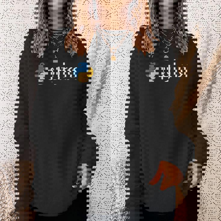 Python Programmer コンピューター デベロッパー 長袖tシャツ スウェットシャツ 彼女への贈り物