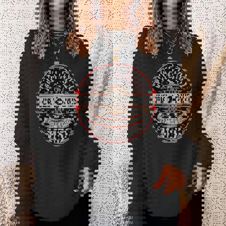 Rockabilly Music Lucky Devil レトロ ヴィンテージ 1950年代ロックロール スウェットシャツ 彼女への贈り物