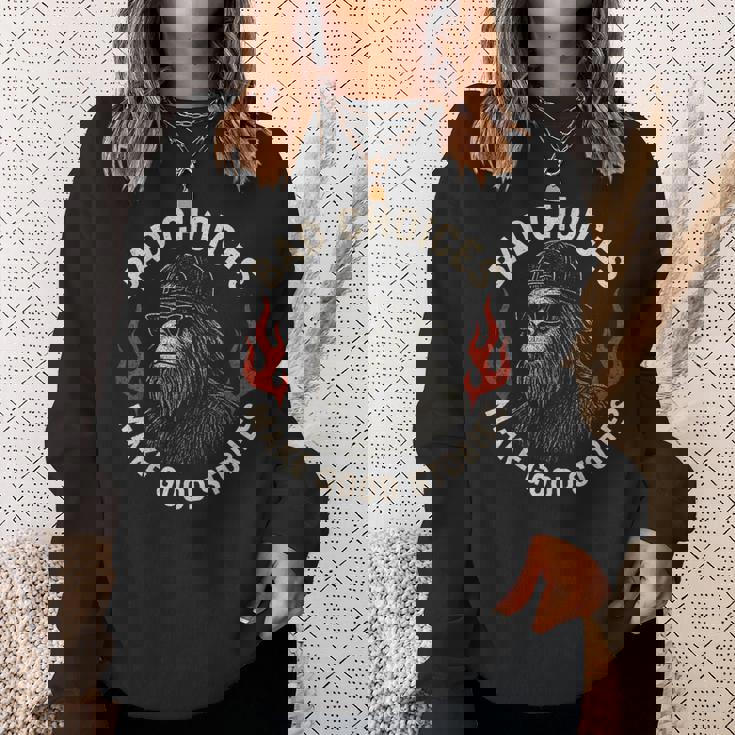 Sasquatch Bad Choices Make Goodtories 面白い 皮肉 スウェットシャツ 彼女への贈り物