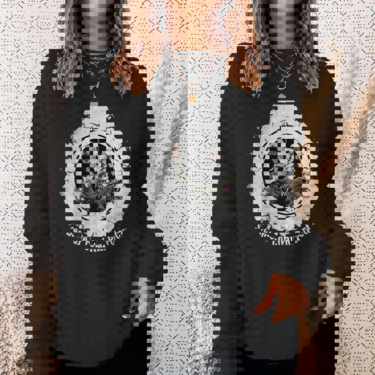 Scp Foundation セキュア コンテイン プロテクト クリーチャー スウェットシャツ 彼女への贈り物