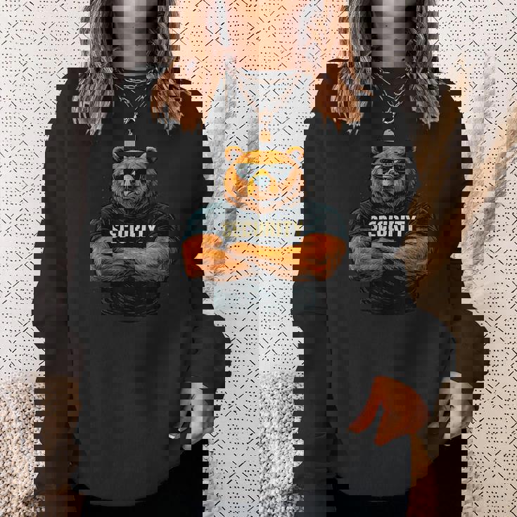 Security Buff Bear バウンサーデザイン スウェットシャツ 彼女への贈り物