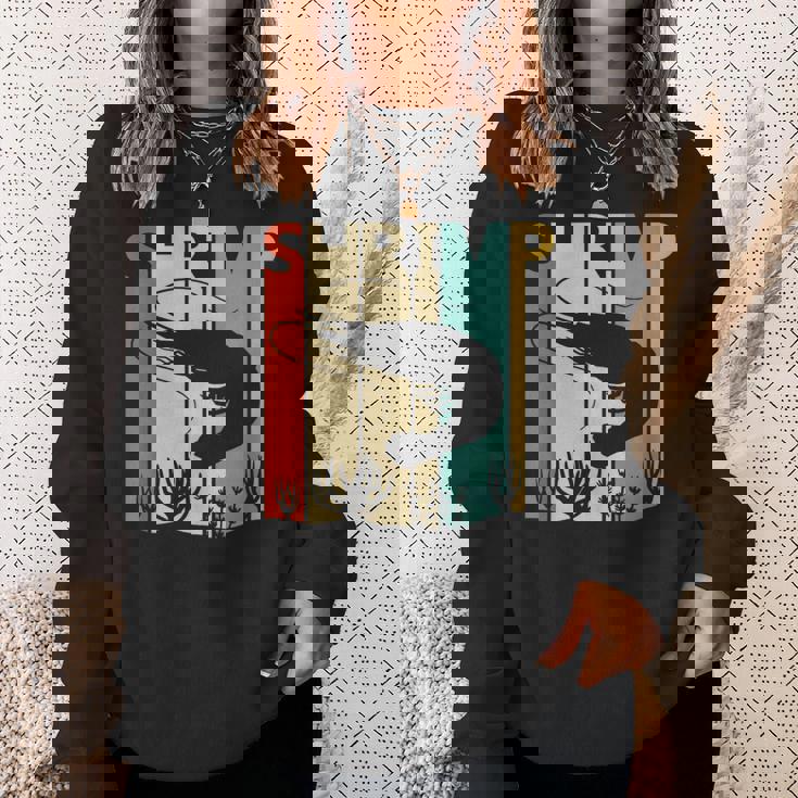 Shrimp エビ 動物 スウェットシャツ 彼女への贈り物