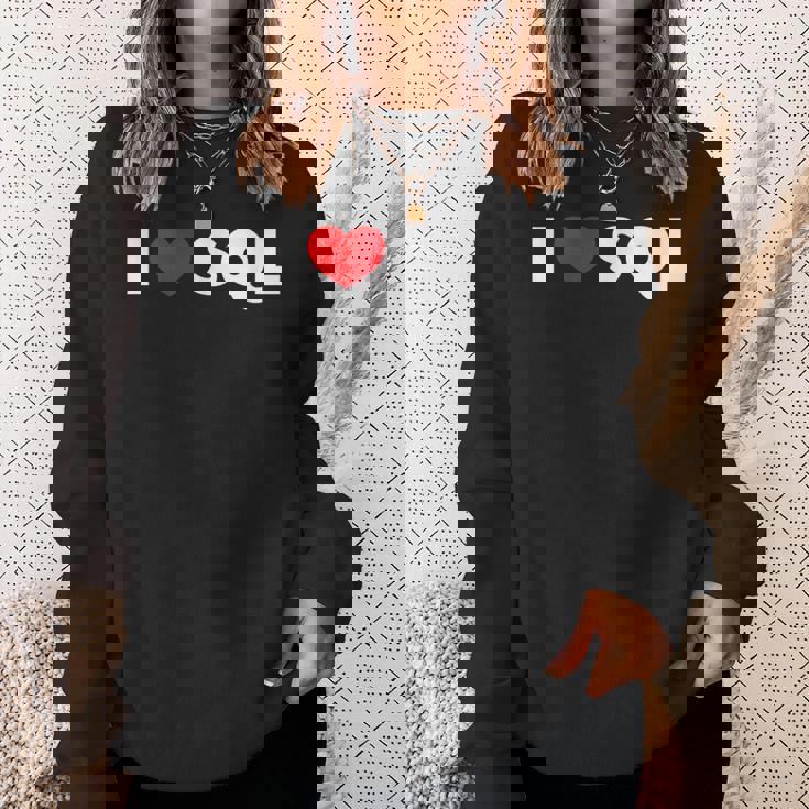 Sql大好き スウェットシャツ 彼女への贈り物