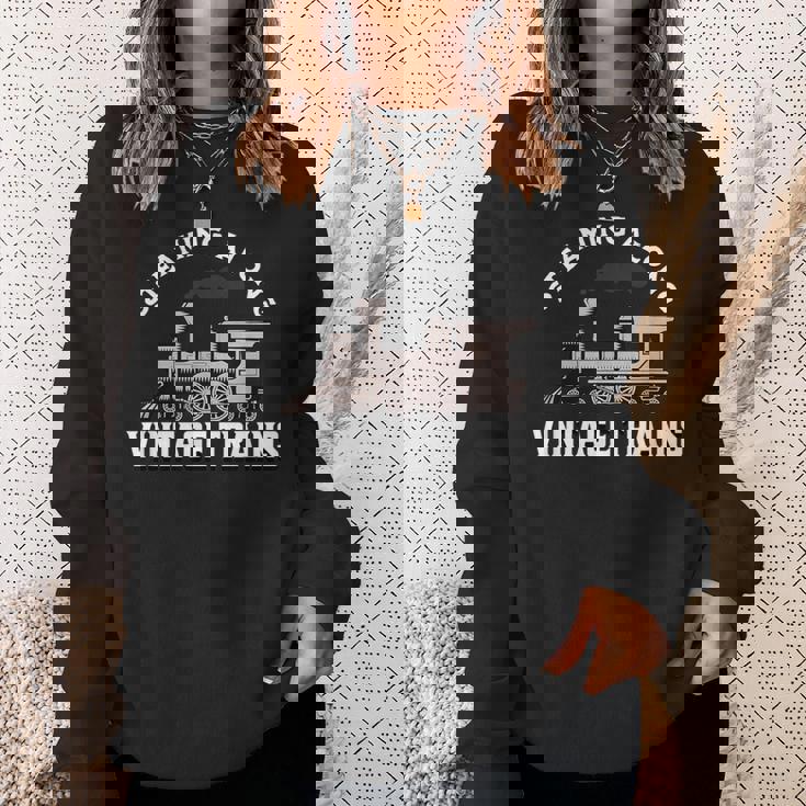 Staming Alongintage Train 機関車 スウェットシャツ 彼女への贈り物