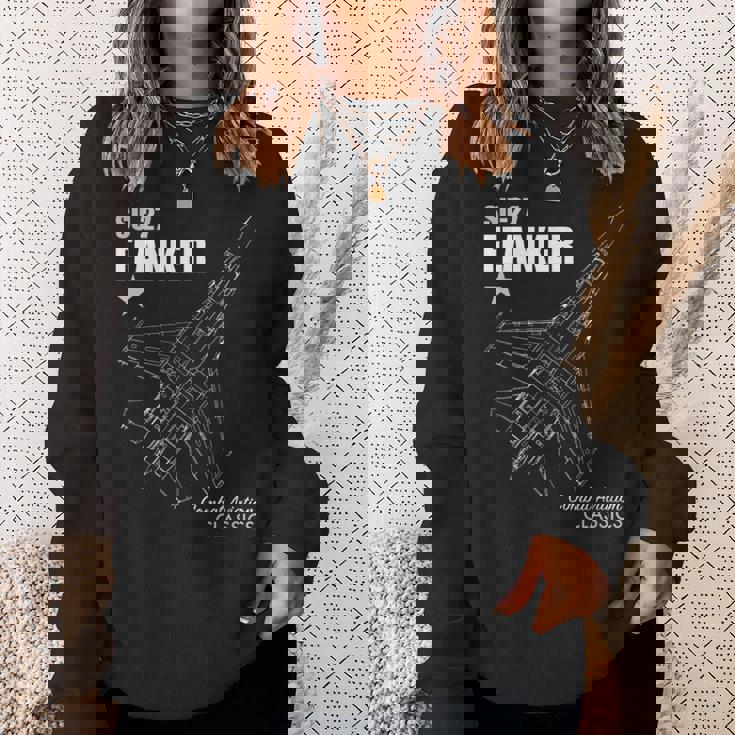 Su-27 フランカー スウェットシャツ 彼女への贈り物