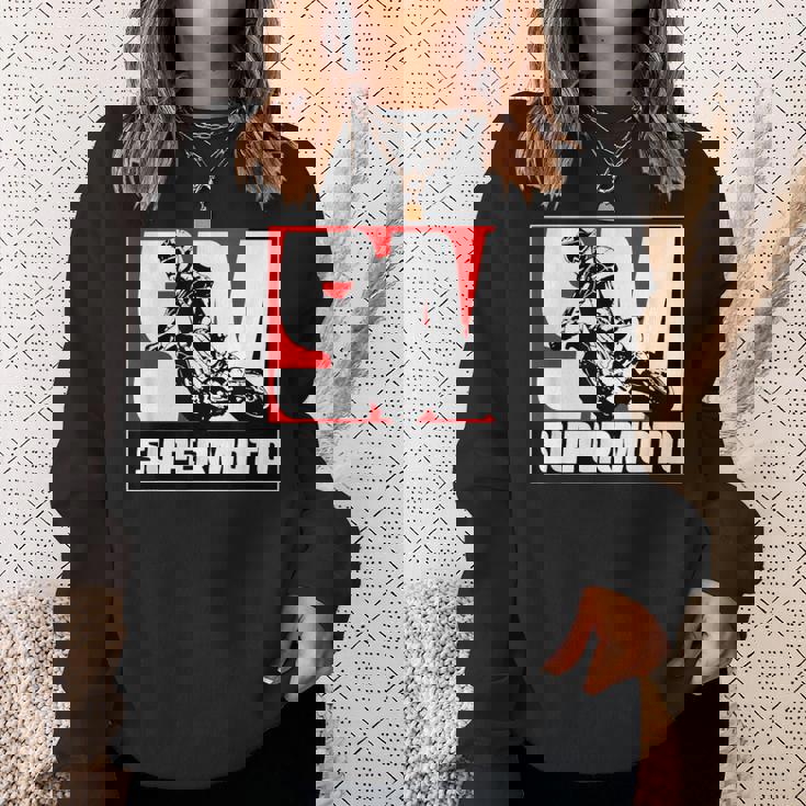 Supermoto スーパーモタード エンデューロ オートバイクロス スウェットシャツ 彼女への贈り物