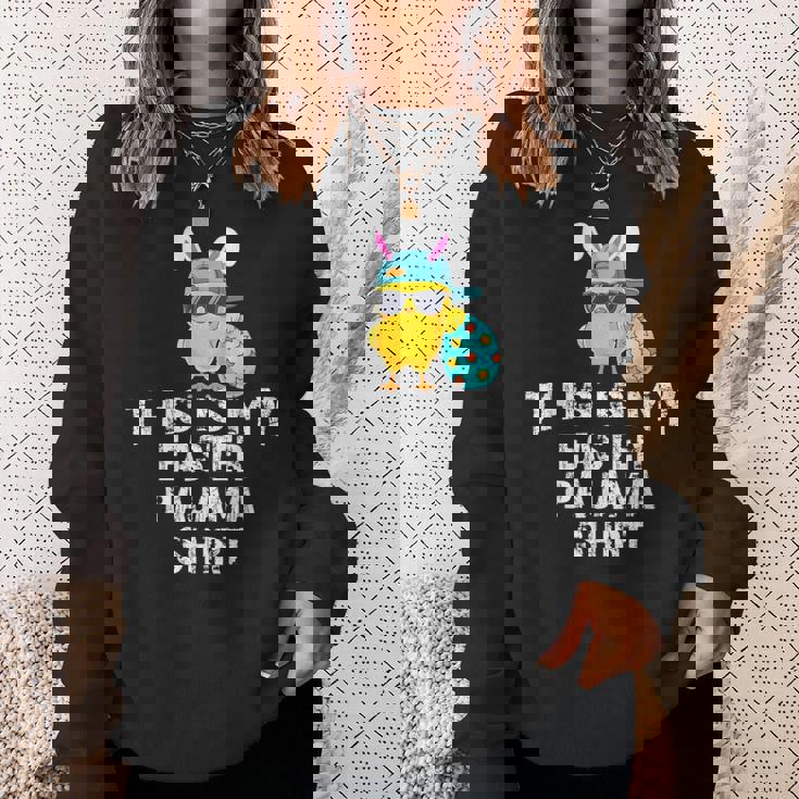 This Is My Easter パジャマシャツ 大人用 キッズ おもしろtシャツ スウェットシャツ 彼女への贈り物