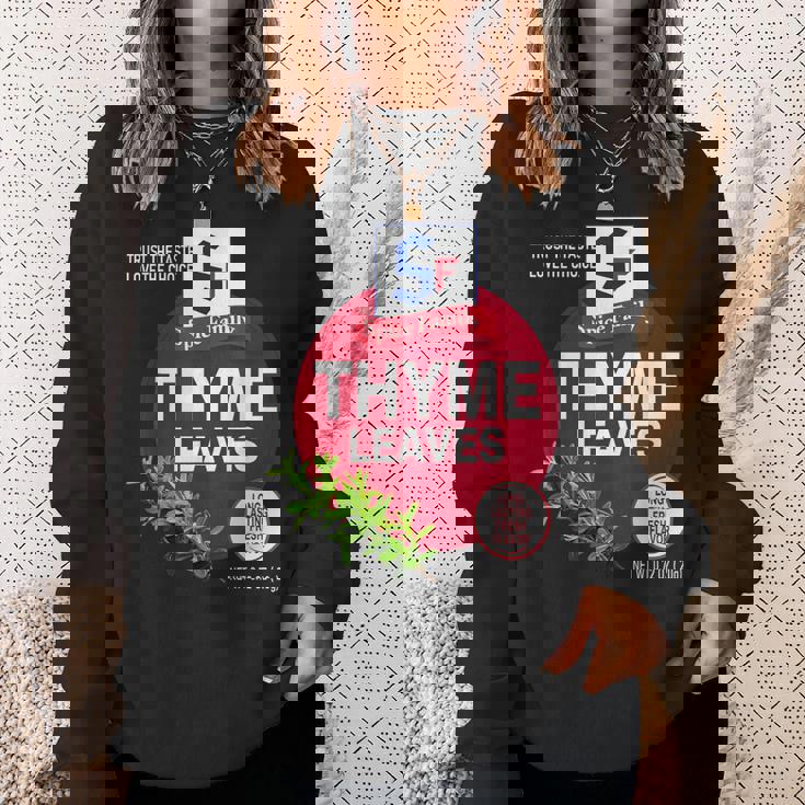 Thyme Leaves Halloween Spice Costume Group Matching Sweatshirt Unisex Gifts for Her