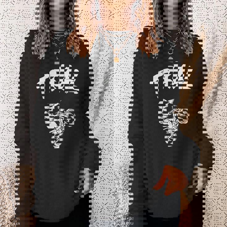 Trial Riders And Fans エクストリームモータースポーツライダー スウェットシャツ 彼女への贈り物