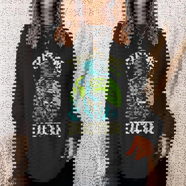 Trust Me I'm A Doctor Plague エモ スチームパンク ゴス ヒップスター スウェットシャツ 彼女への贈り物
