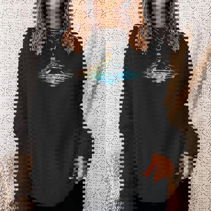 Ufo 星雲tシャツ Uapと空飛ぶ円盤愛好家 スウェットシャツ 彼女への贈り物