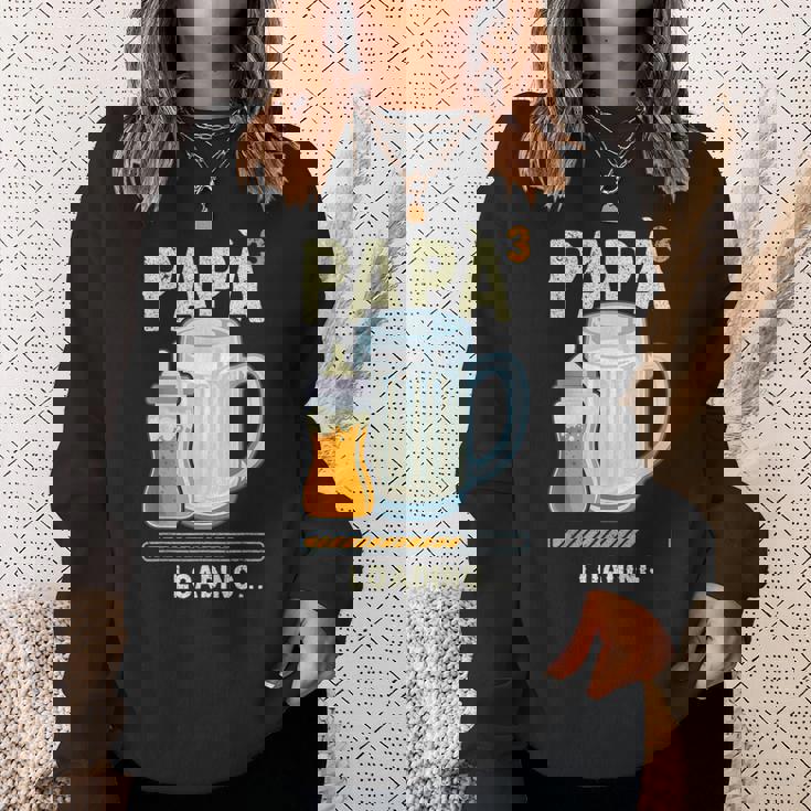 Uomo Papà In Arrivo Papà In Attesa Terzo Figlio Felpa Regalos para ella