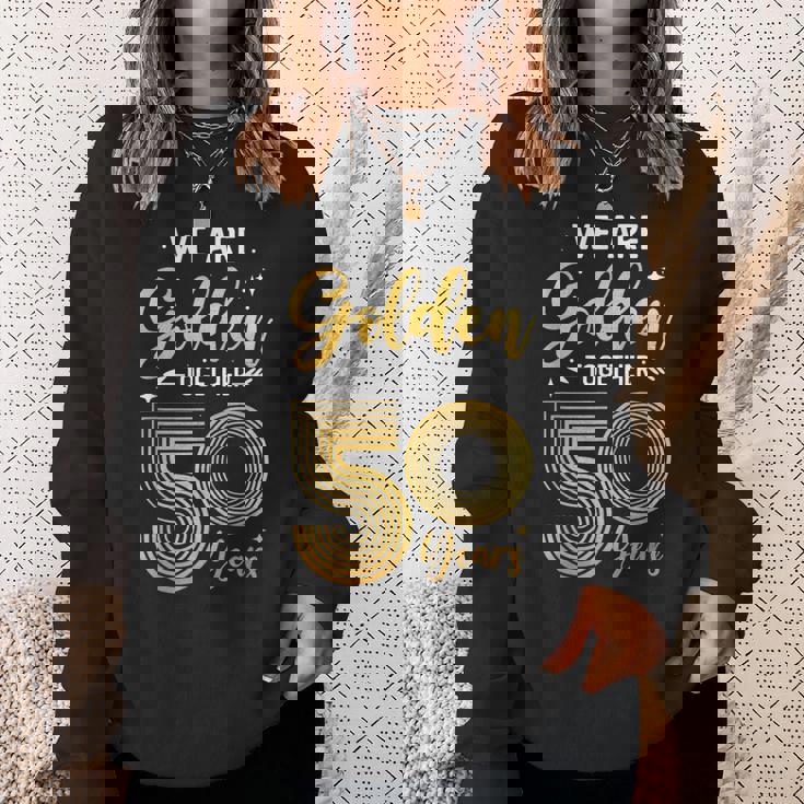 We Golden Together 50年 結婚50周年記念 結婚記念日 スウェットシャツ 彼女への贈り物