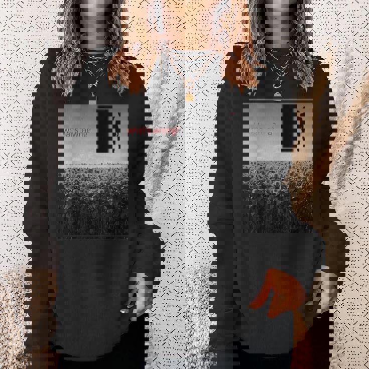 Weirdcore Aesthetictrangecore不気味なシャドウドリームコア スウェットシャツ 彼女への贈り物