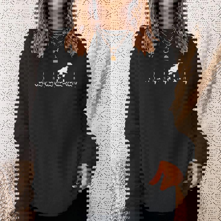 Whippet Heratbeat ウィペット 犬 子犬 スウェットシャツ 彼女への贈り物