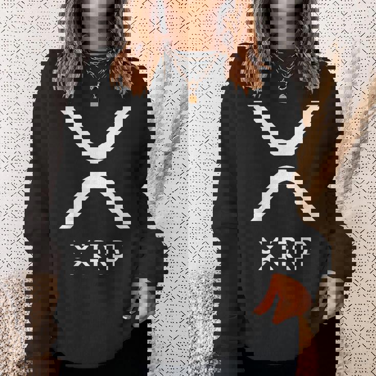 Xrp リップルアルトコイン暗号通貨支払いプロトコル通貨 スウェットシャツ 彼女への贈り物