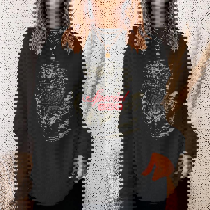 Xs650 スペシャルモーター アンティーク調 レトロデザイン スウェットシャツ 彼女への贈り物