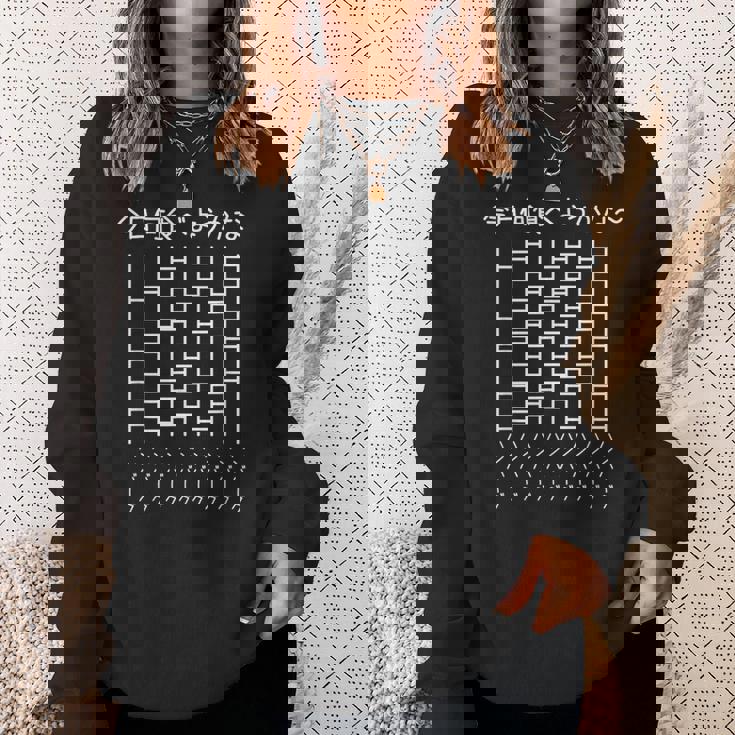 【今日何食べようかな ハンバーグ】あみだくじ 遊び心 おもしろ 面白い ユーモア ギャグ ネタ ウケ狙い 笑える 変な スウェットシャツ 彼女への贈り物