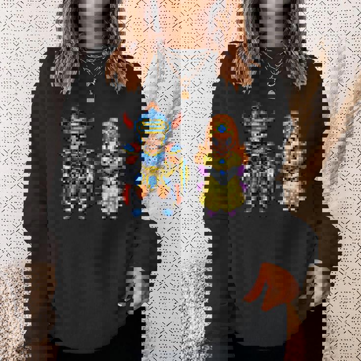 【公式】Hd-2D版『ドラゴンクエストi』キャラクタードット 長袖tシャツ スウェットシャツ 彼女への贈り物