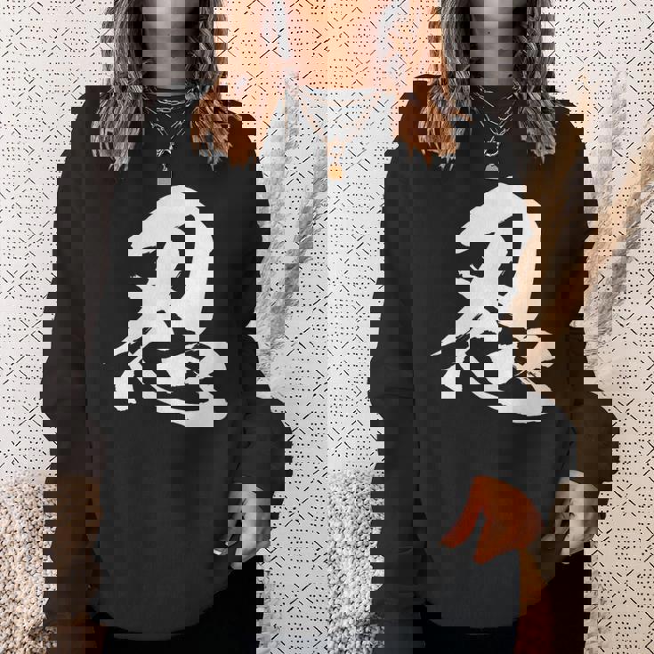 【忍】一文字 漢字 日本語 毛筆 書道 筆文字 言葉 和柄 日本 かっこいい お土産 海外 おもしろ 面白い 文字入り スウェットシャツ 彼女への贈り物