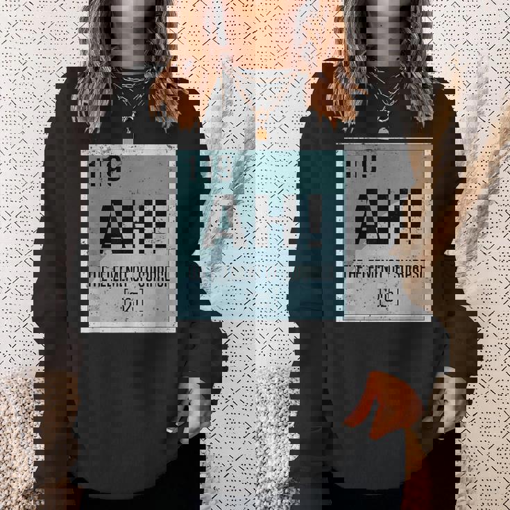 あぁ サプライズ化学の要素 サイエンスユーモア スウェットシャツ 彼女への贈り物