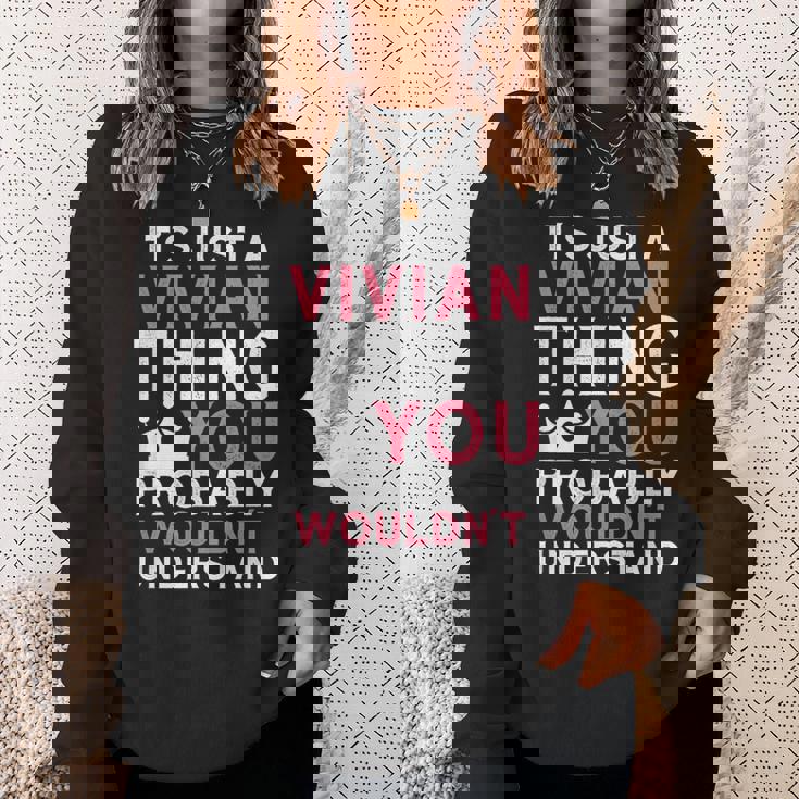 おそらく理解できないビビアンのものです スウェットシャツ 彼女への贈り物