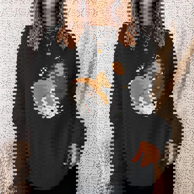 おもしろ猫ニャンコ先生 長袖tシャツ スウェットシャツ 彼女への贈り物