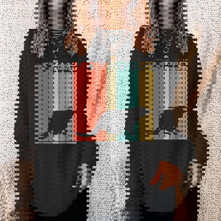 かわいい マングース の動物 スウェットシャツ 彼女への贈り物