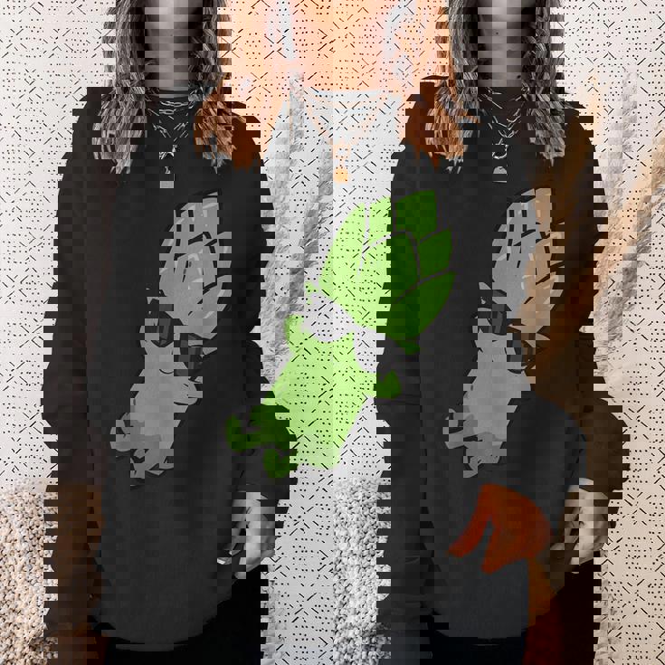 かわいいアスパラガス フルーツリラクシング レイジーアスパラガス スウェットシャツ 彼女への贈り物