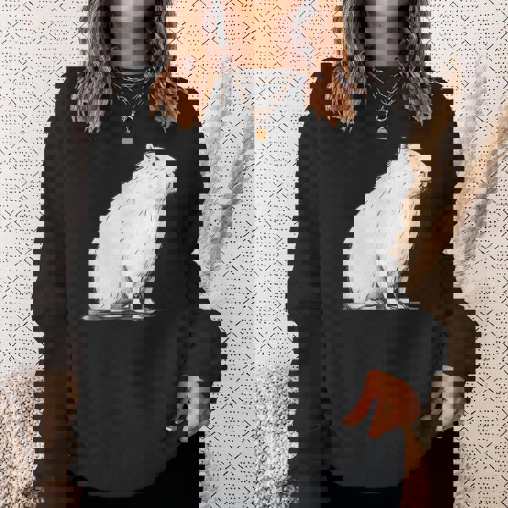 かわいいカピバラ カピバラ・カピバラ スウェットシャツ 彼女への贈り物