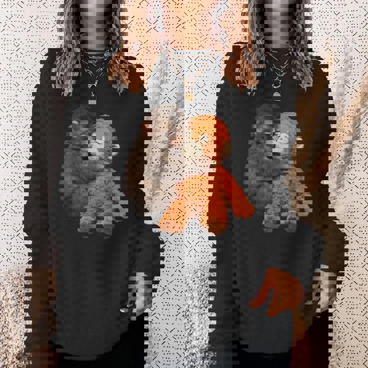 かわいいモンキーパンチ パンチ君 日本 ベイビーモンキー チームパンチ スウェットシャツ 彼女への贈り物