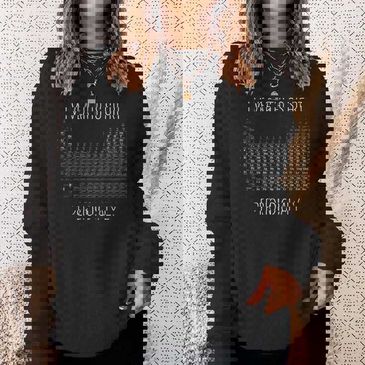 このシャツを定期的に着る元素周期表 長袖tシャツ スウェットシャツ 彼女への贈り物