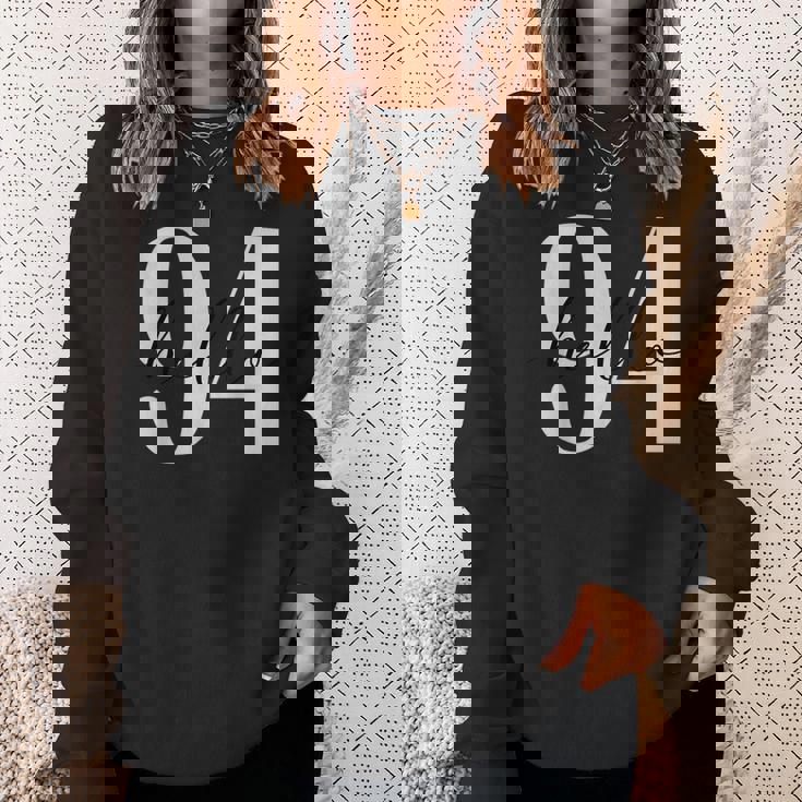 こんにちは94歳の誕生日のお祝い。 スウェットシャツ 彼女への贈り物