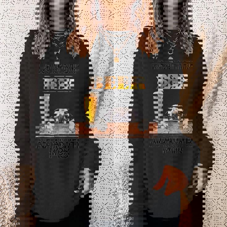 ただビール飲みたい&吊るすw マイパグ スウェットシャツ 彼女への贈り物