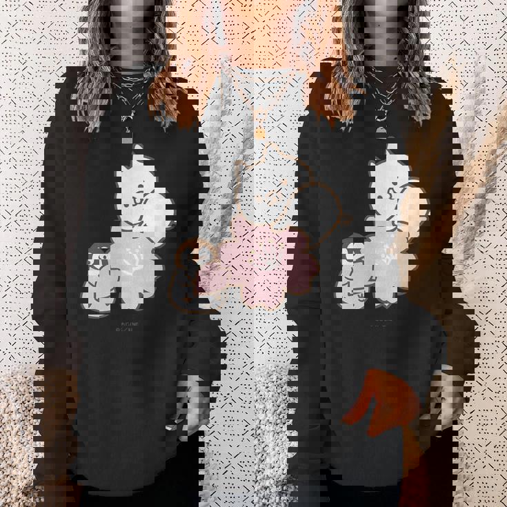 ねこぺん日和 桜 スウェットシャツ 彼女への贈り物