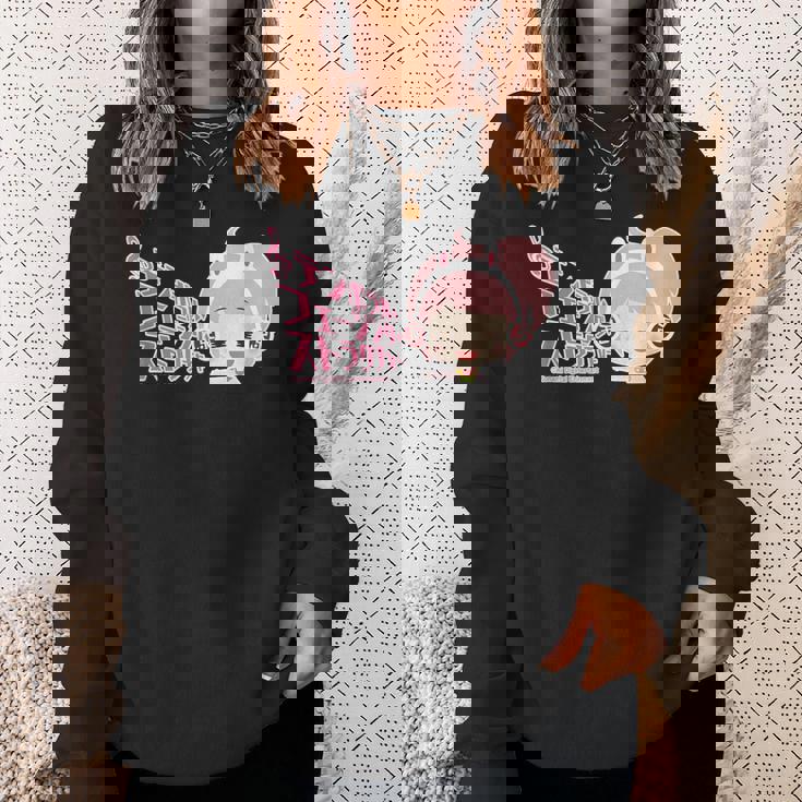 ひなビタ あのね！ めう06「テンポラル・フェージング・ストラクチャー」 スウェットシャツ 彼女への贈り物