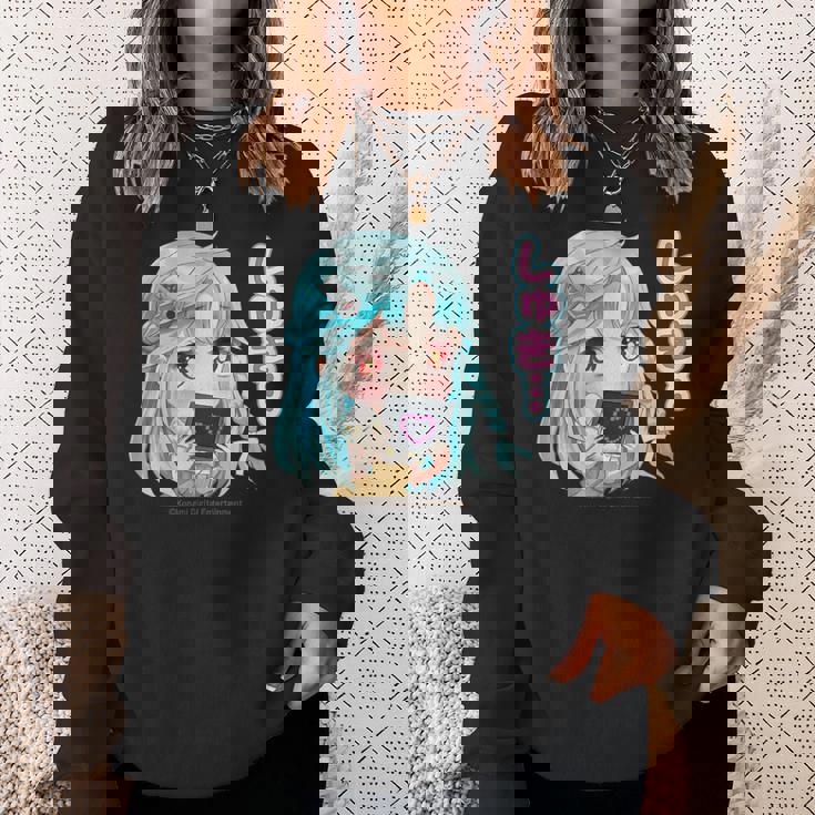 ひなビタスタンプ 心菜02「しゅき…」 スウェットシャツ 彼女への贈り物