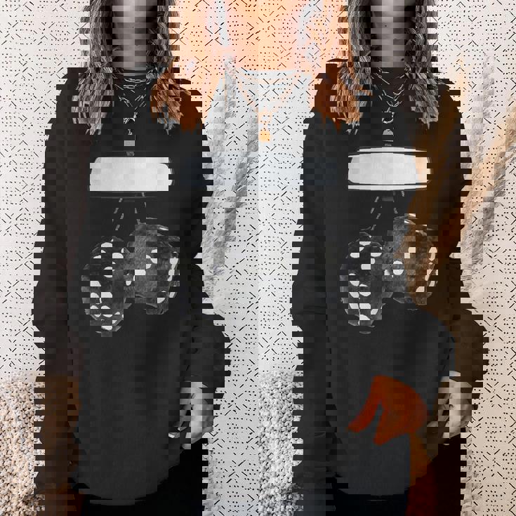 ふわふわサイコロtシャツ スウェットシャツ 彼女への贈り物