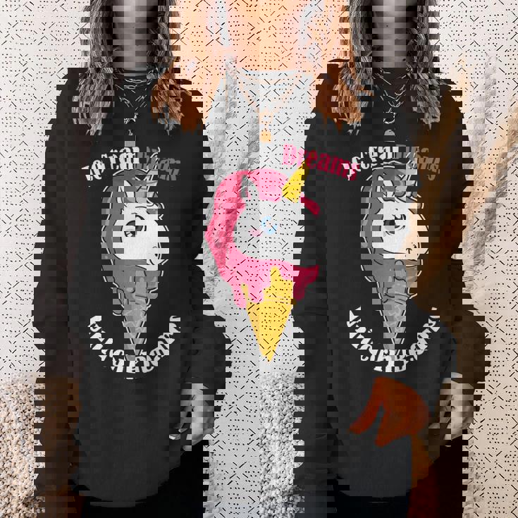 アイスクリーム 夢 ユニコーン ビームス スイーツ マジカル トリート 長袖tシャツ スウェットシャツ 彼女への贈り物